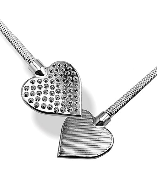 Nixie Stainless Steel Riding Crop Heart