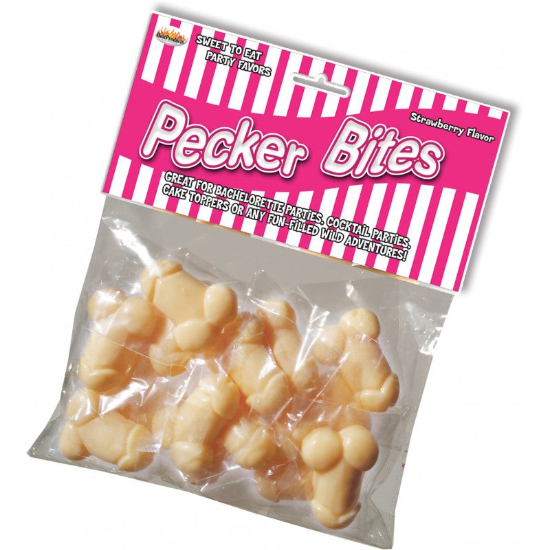 Pecker Bites Strawberry