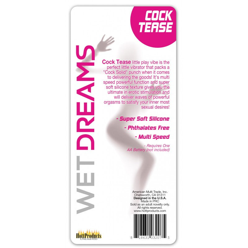 Wet Dreams Cock Tease Play Vibe Magenta