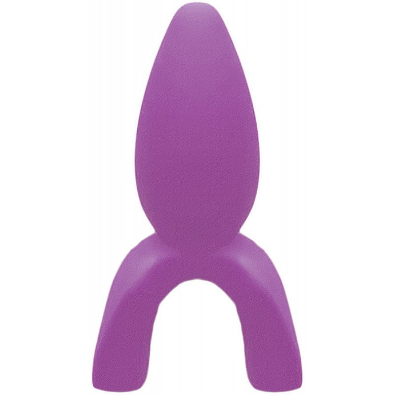 Tongue Star Stealth Rider Tongue Vibe W/ Contoured Pleasure Tip Purple