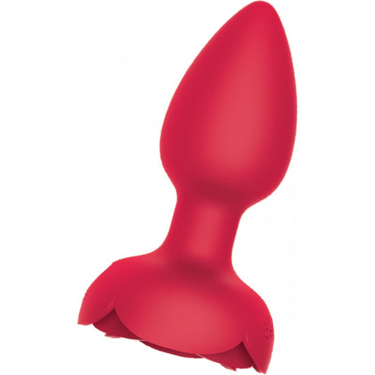 Rose Bud Tushy Light Light Up Butt Plug Silicone