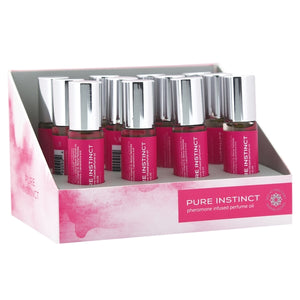 Pure Instinct Pheromone Oil Perfume For Her Roll On 12 Pc Display