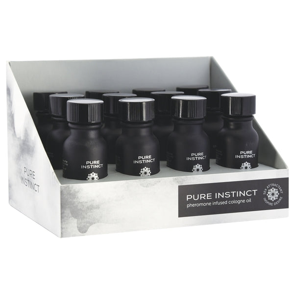 Pure Instinct Pheromone Oil Cologne For Him 15ml 12 Pc Display