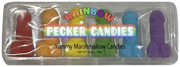 Rainbow Pecker Candies