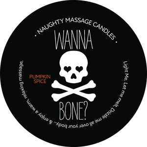 Wanna Bone Pumpkin Spice Massage Candle