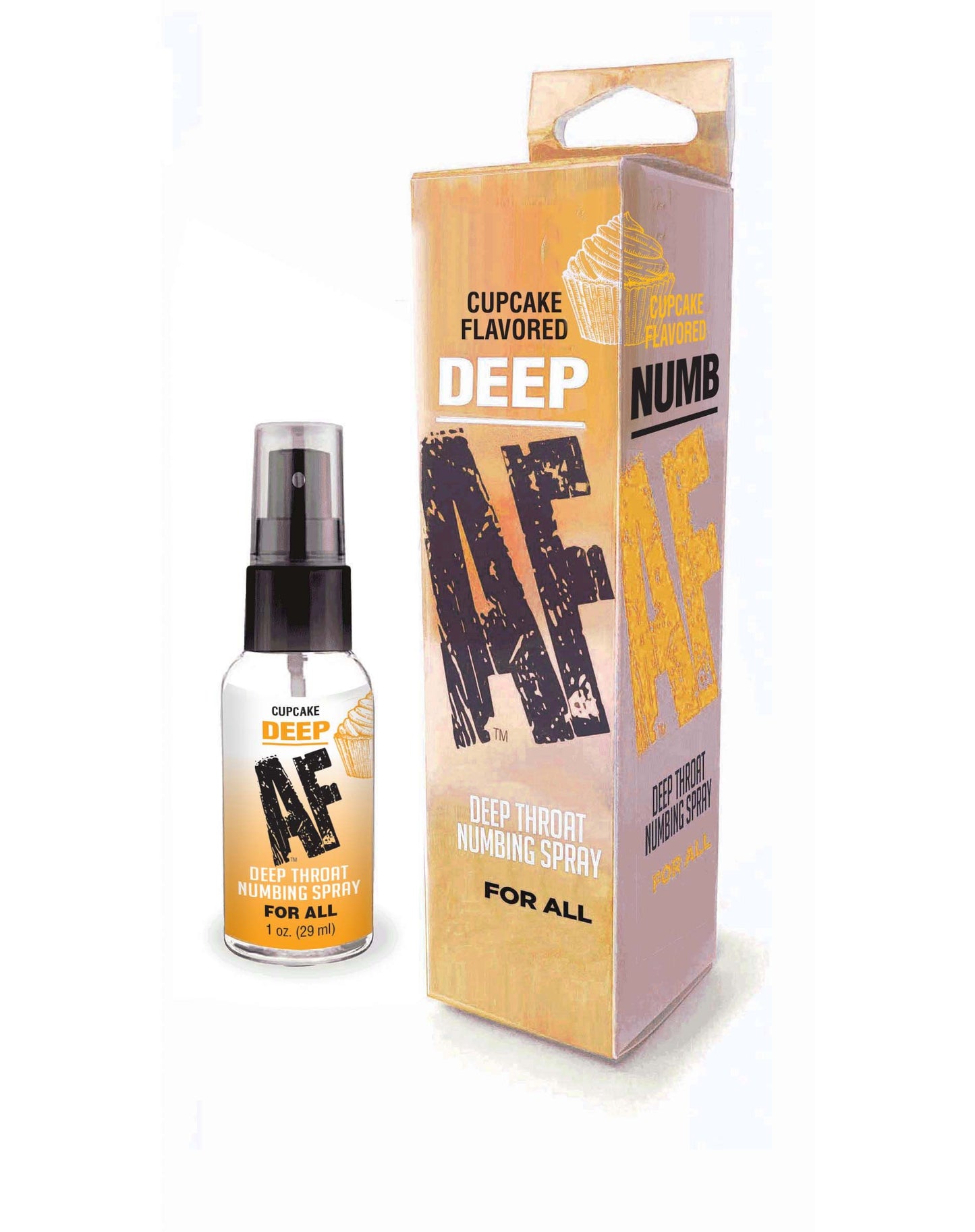 Deep Af Deep Throat Spray Cupcake 1oz