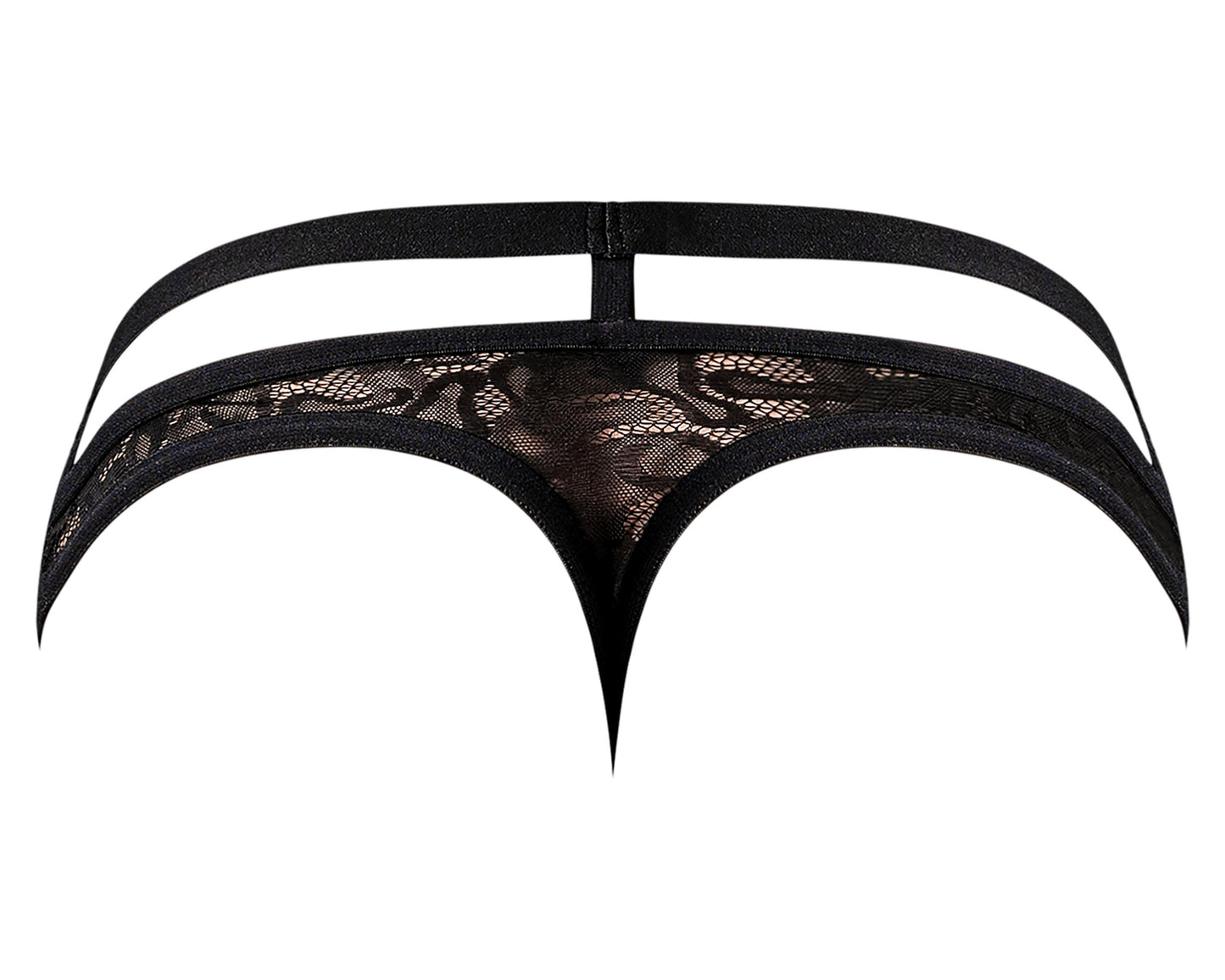 Lucifer Cutout Thong Black S/m