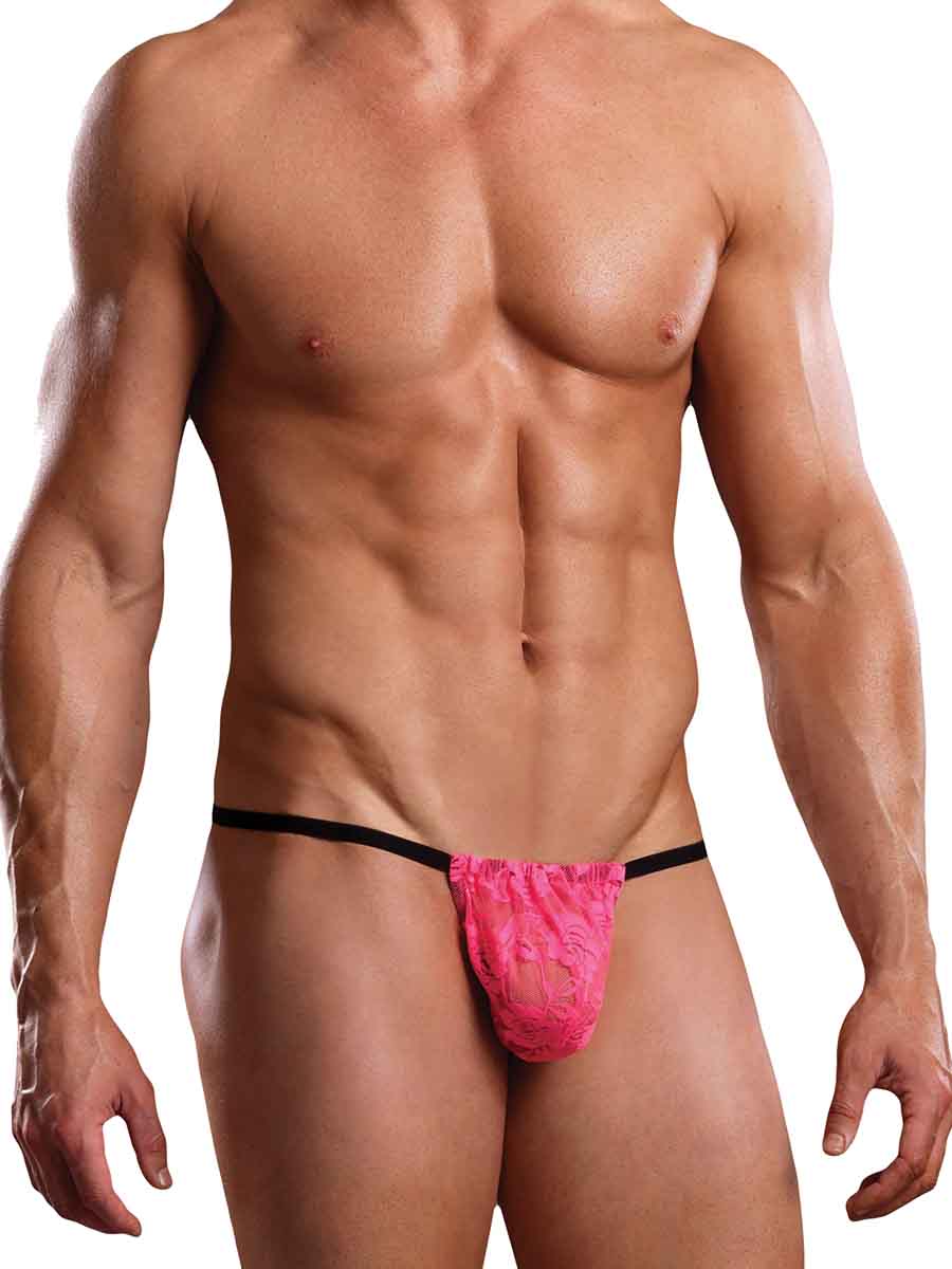 Poing Strap Neon Lace Hot Pink O/s