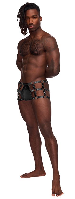 Vulcan Studded Harness Black S/m