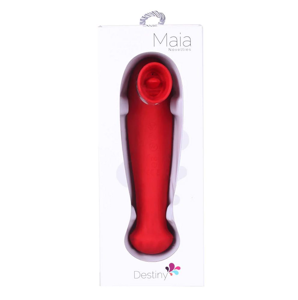 Destiny Red Sucking Clitoral Stimulator