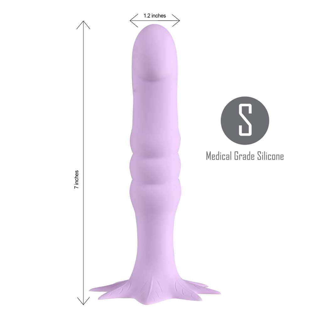 Dazey 420 7 Silicone Dong Pastel Purple "