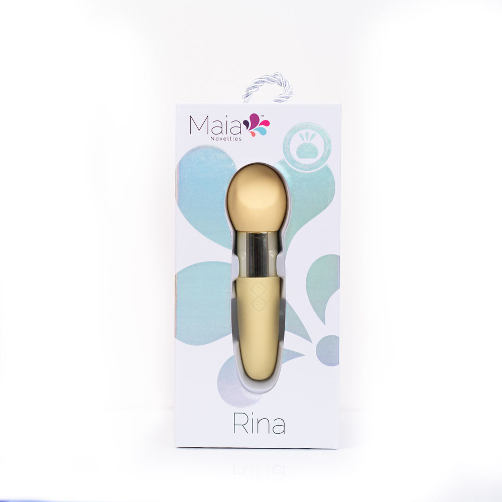 Rina Dual Vibrator Yellow