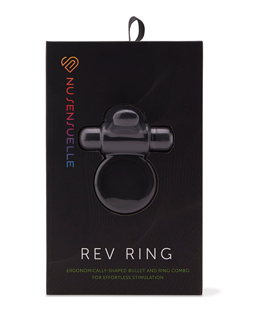 Sensuelle Silicone Bull Ring Black