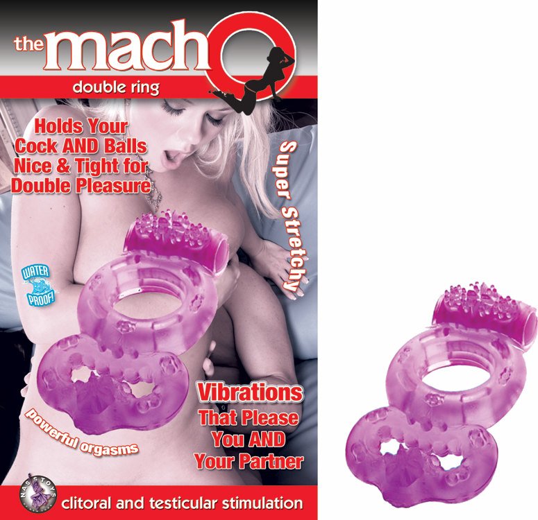 Macho Double Ring Purple