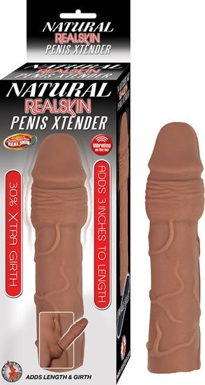 Natural Realskin Penis Xtender -brown