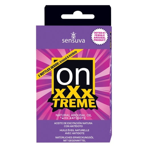 On Xxxtreme Arousal Oil 0.17 Fl Oz With Antidote Oil