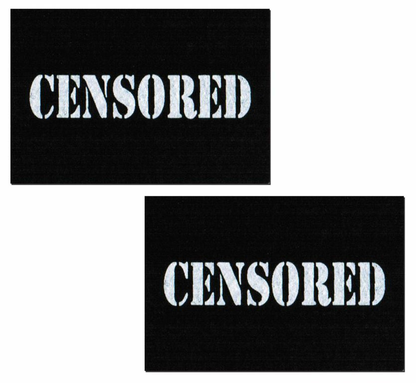 Pastease Black Censor Bars