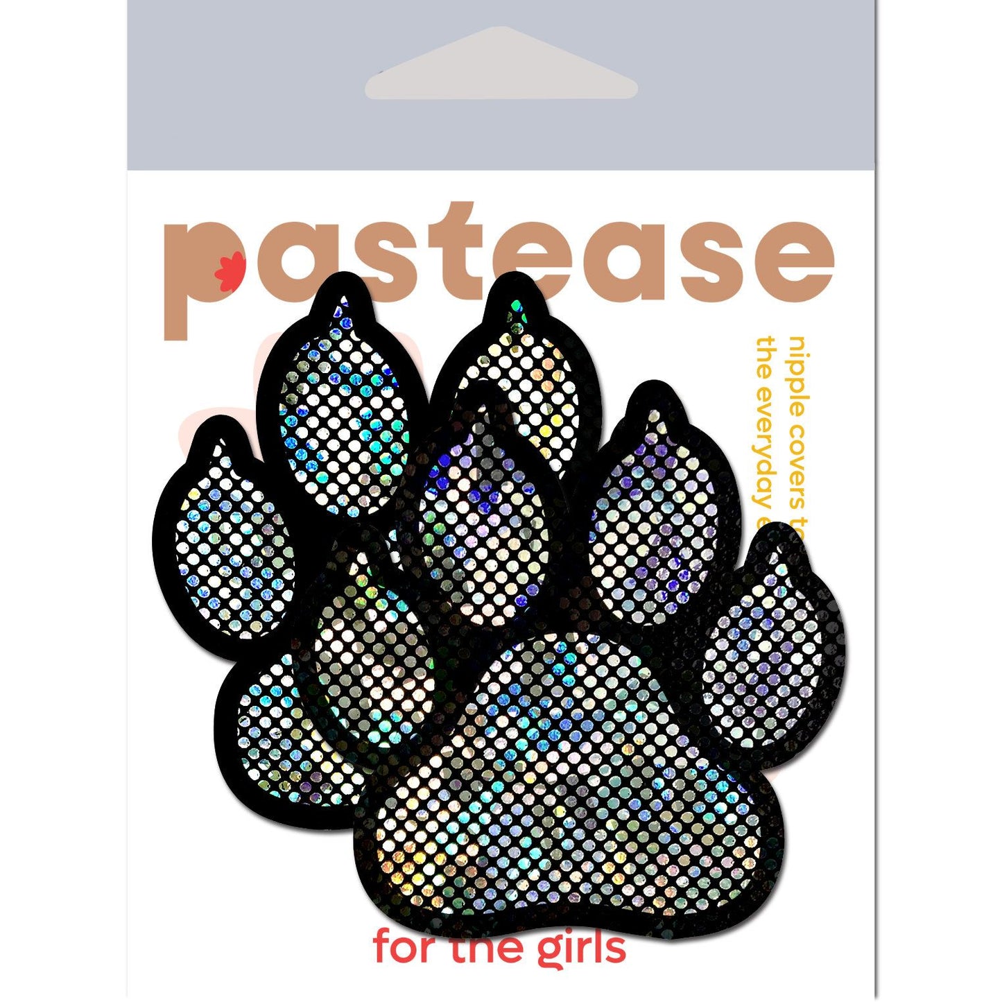 Pastease Paw Print Silver Shattered Disco Ball