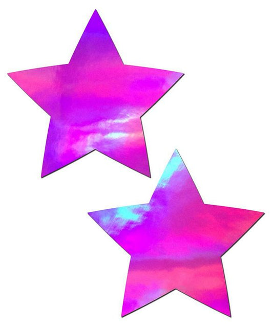 Pastease Holographic Star Pink