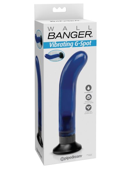 Waterproof G Spot Wall Banger - Blue