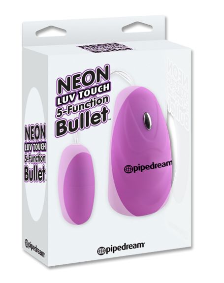 Neon Luv Touch Bullet Purple 5 Function