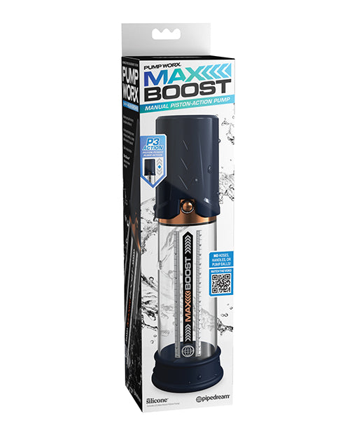 Pump Worx Max Boost Blue/ Clear