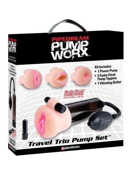 Pump Worx Travel Pump Trio Set