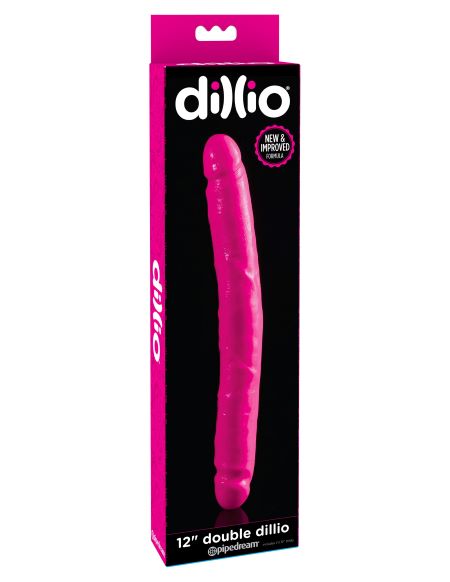 Dillio 12 Double Dong Pink Dong "