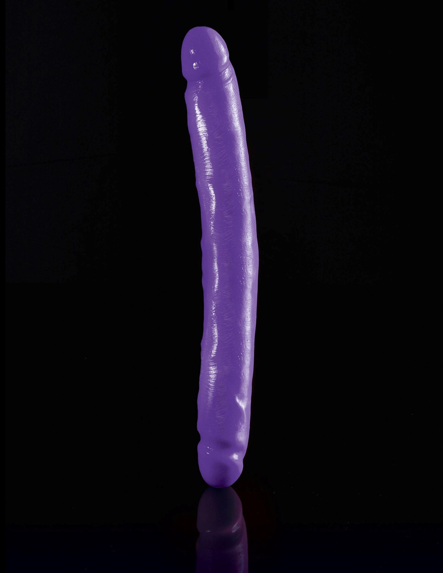 Dillio 12 Double Dong Purple Dong "