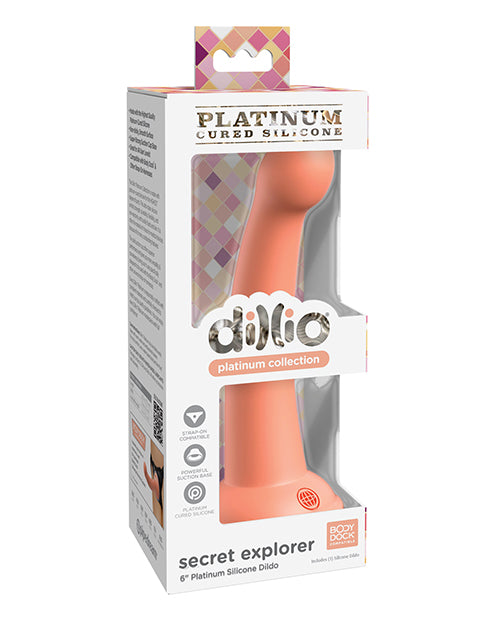 Dillio Platinum 6in Secret Explorer Peach