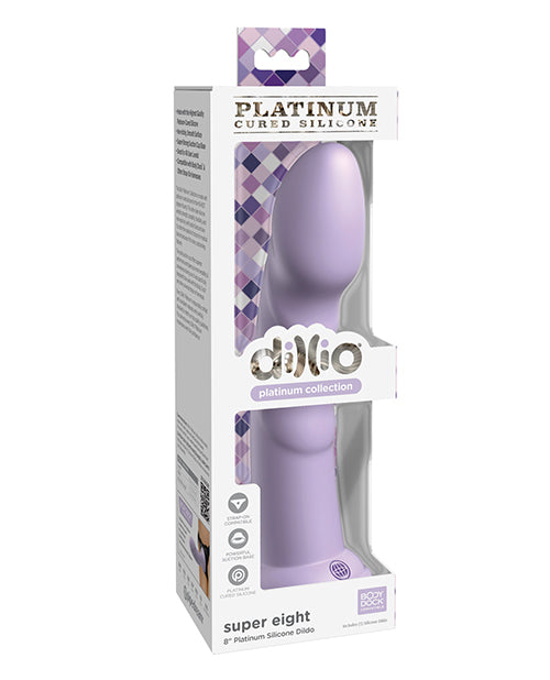 Dillio Platinum 8in Super Eight Purple