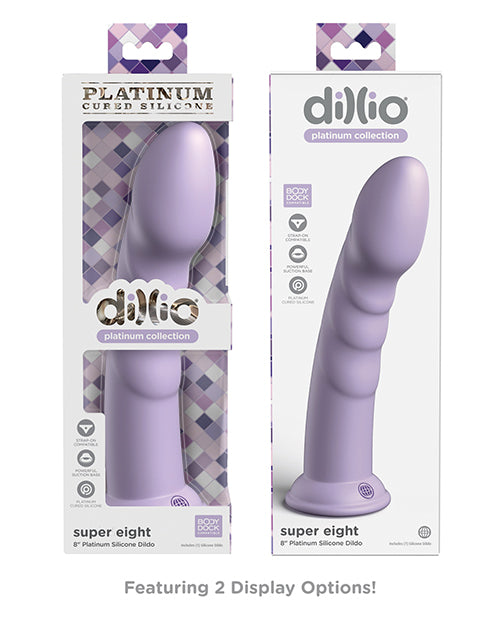 Dillio Platinum 8in Super Eight Purple