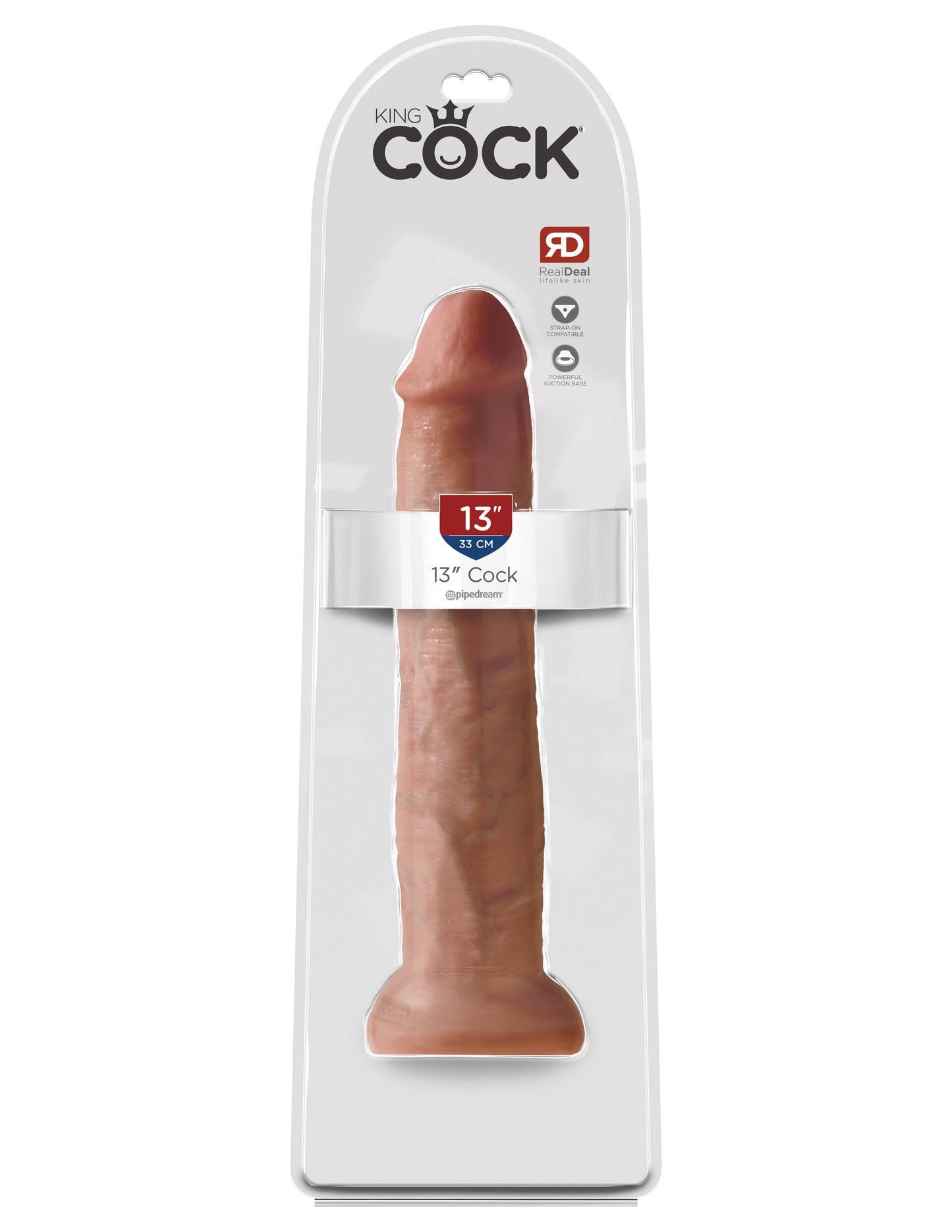 King Cock 13 In Cock Tan