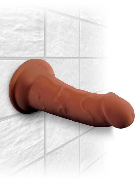 King Cock Plus 6 In Triple Density Cock Brown