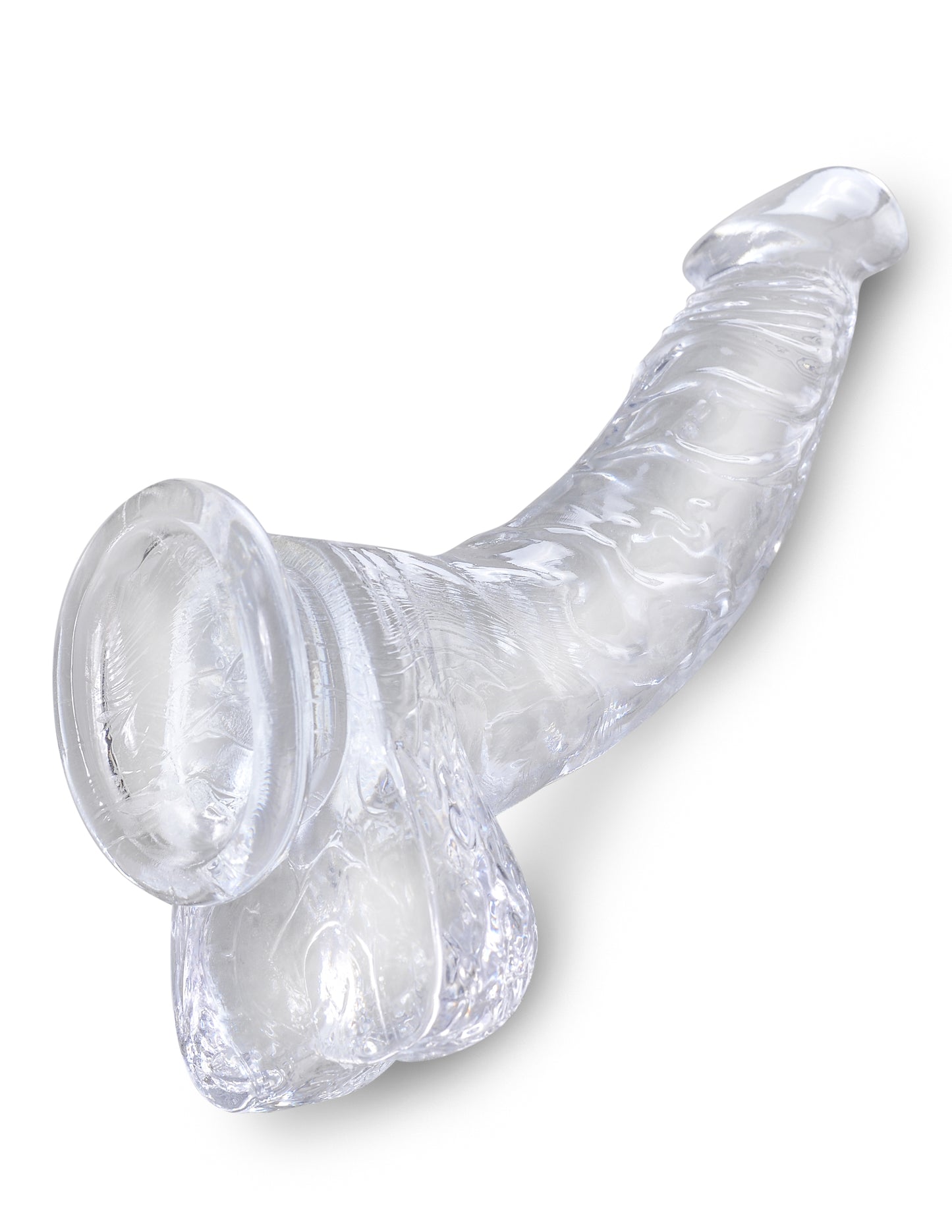 King Cock Clear 7.5 In Cock W/ Balls