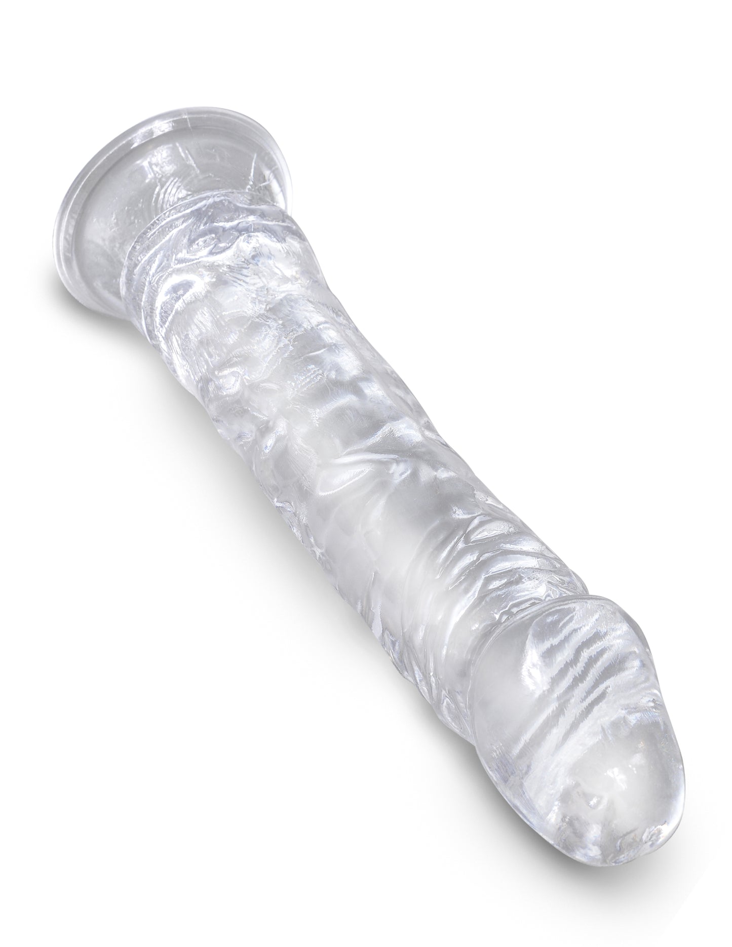 King Cock Clear 8 In Cock W/o Balls