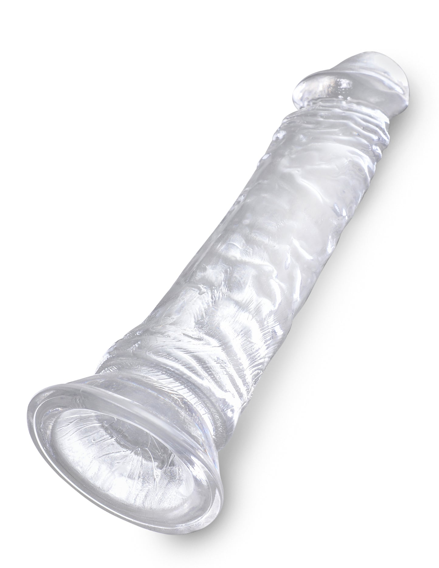 King Cock Clear 8 In Cock W/o Balls