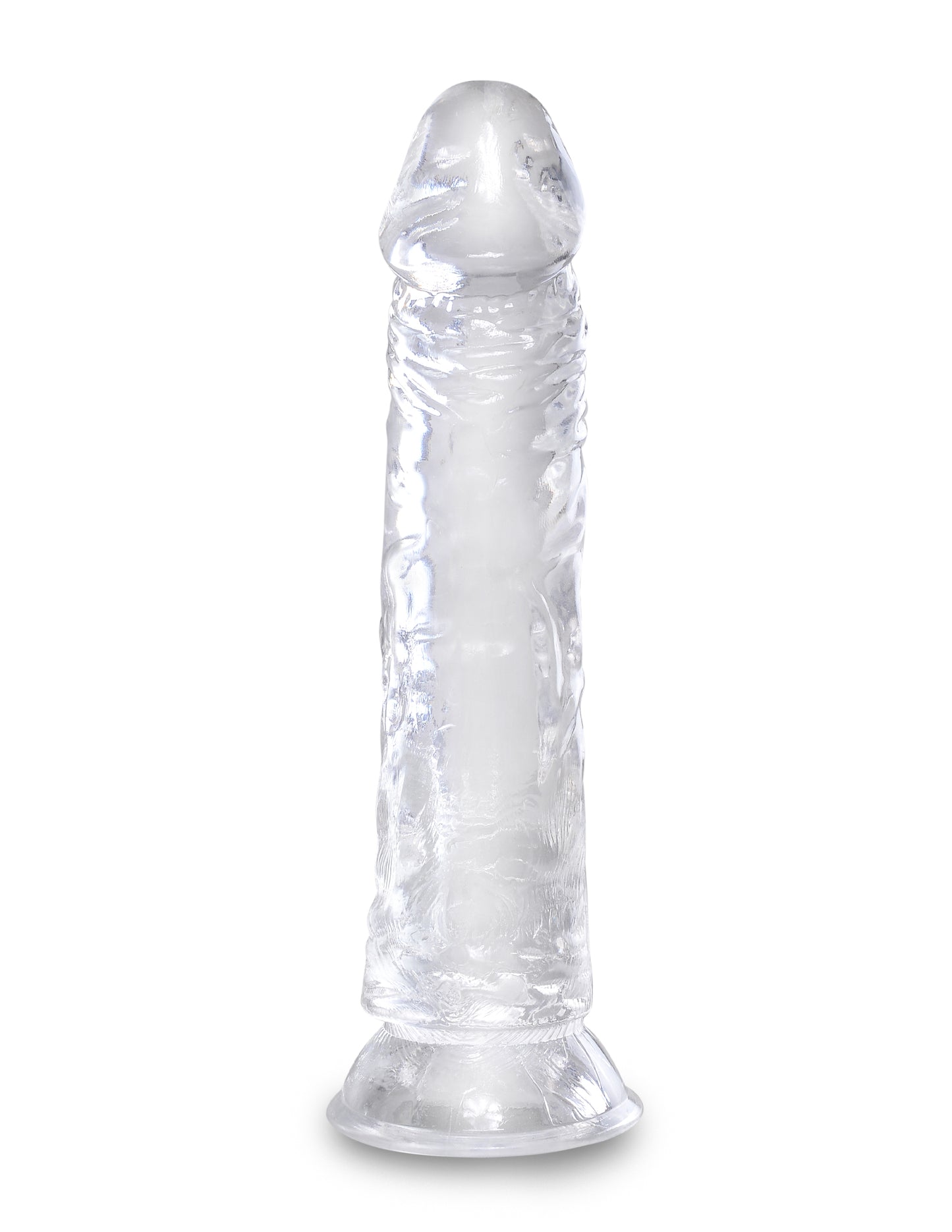 King Cock Clear 8 In Cock W/o Balls