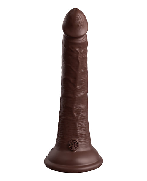 King Cock Elite 7 In Dual Density Brown