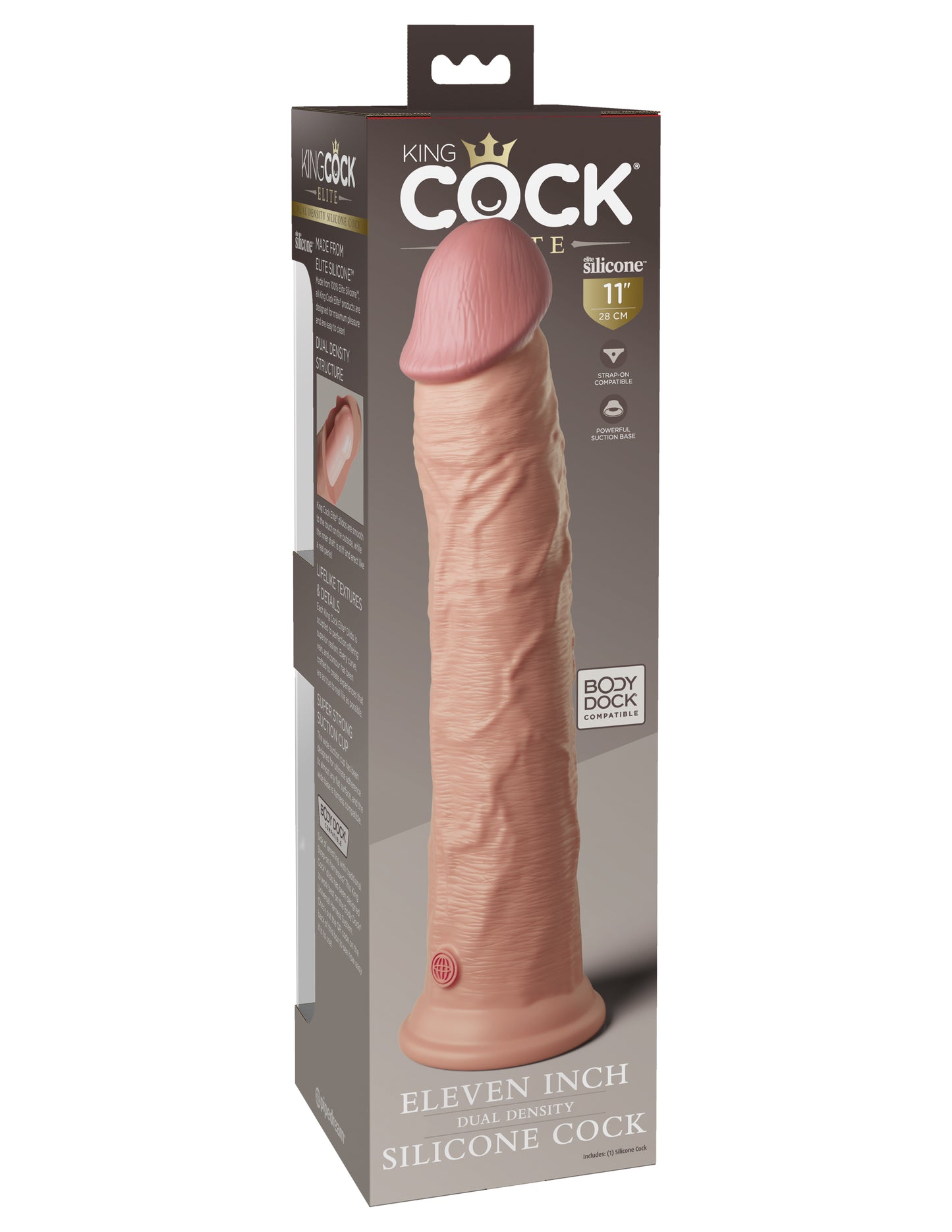 King Cock Elite 11 In Dual Density Light