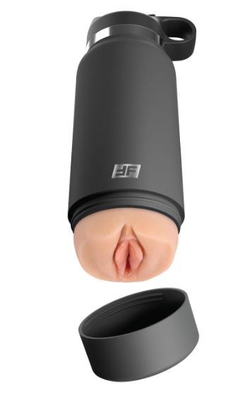 Pdx Plus Fuck Flask Private Pleaser Discreet Stroker Blue Bottle Light