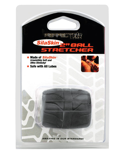 Perfect Fit Silaskin Ball Stretcher 2in Black