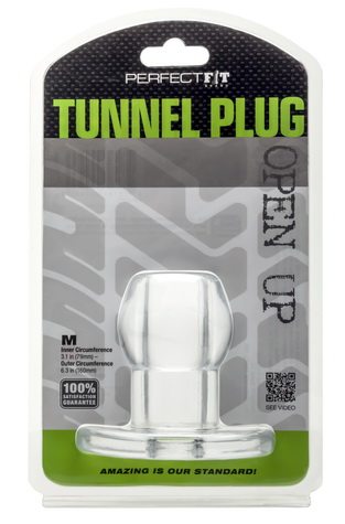 Perfect Fit Toy Tunnel Plug Med Ice Clear