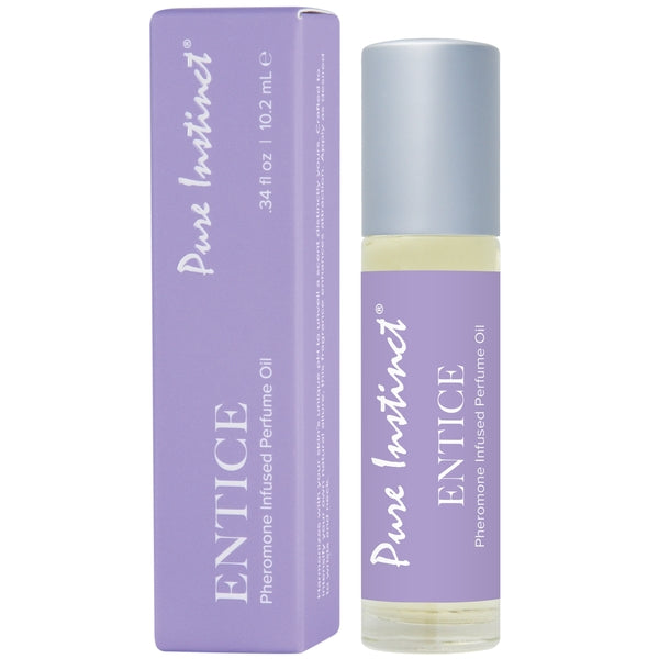 Pure Instinct Pheromone Infused Perfume Oil Entice .34fl Oz/10.2ml