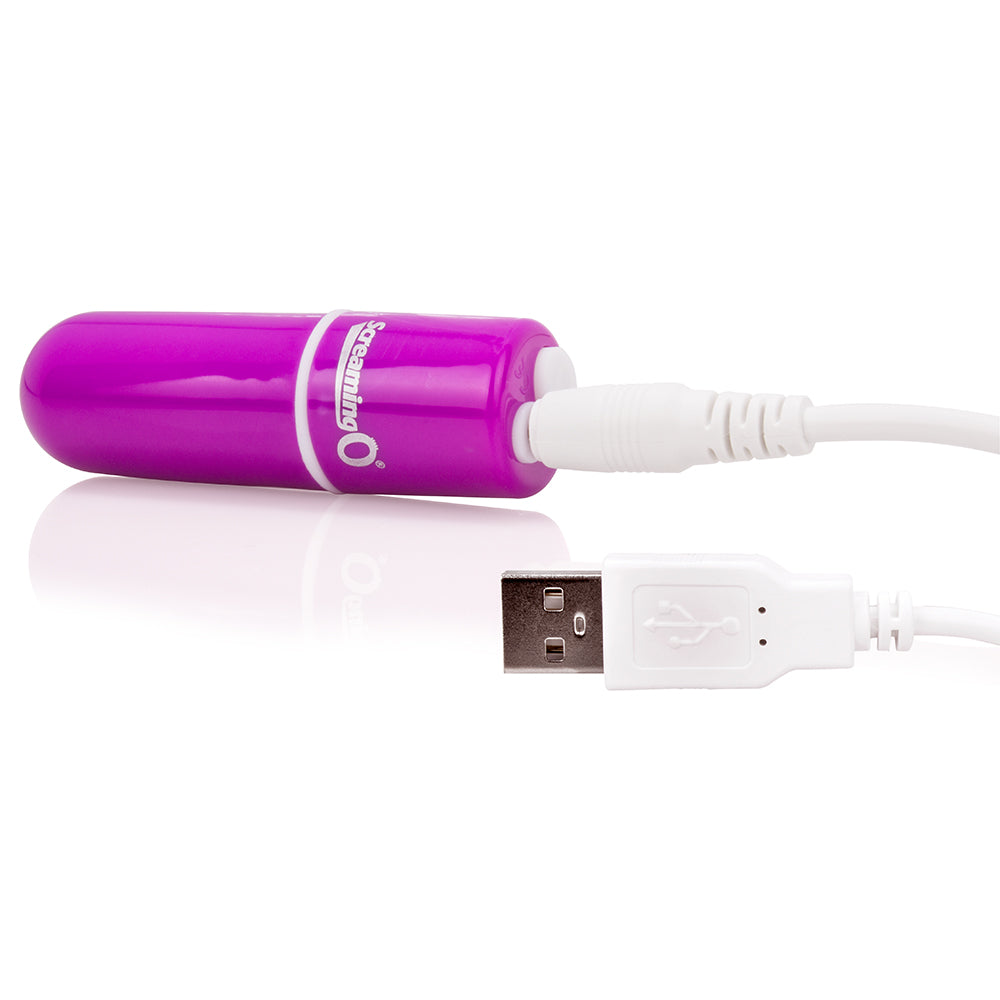 Screaming O Charged Vooom Rechargeable Bullet Vibe Purple