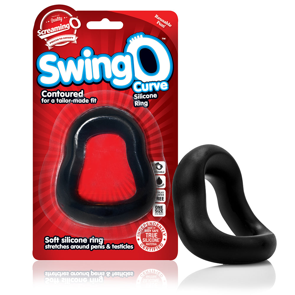 Screaming O Swing O Curved Black C-ring