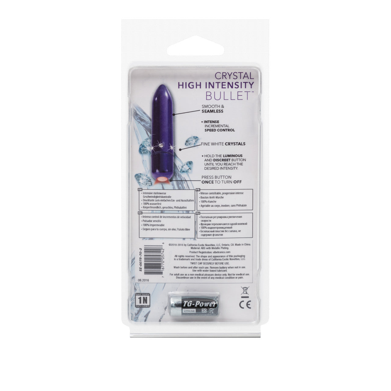 Crystal High Intensity Bullet Purple