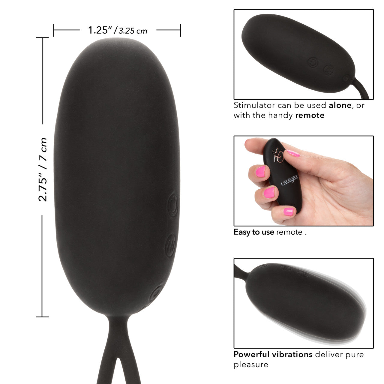 Silicone Remote Rechargeable Egg