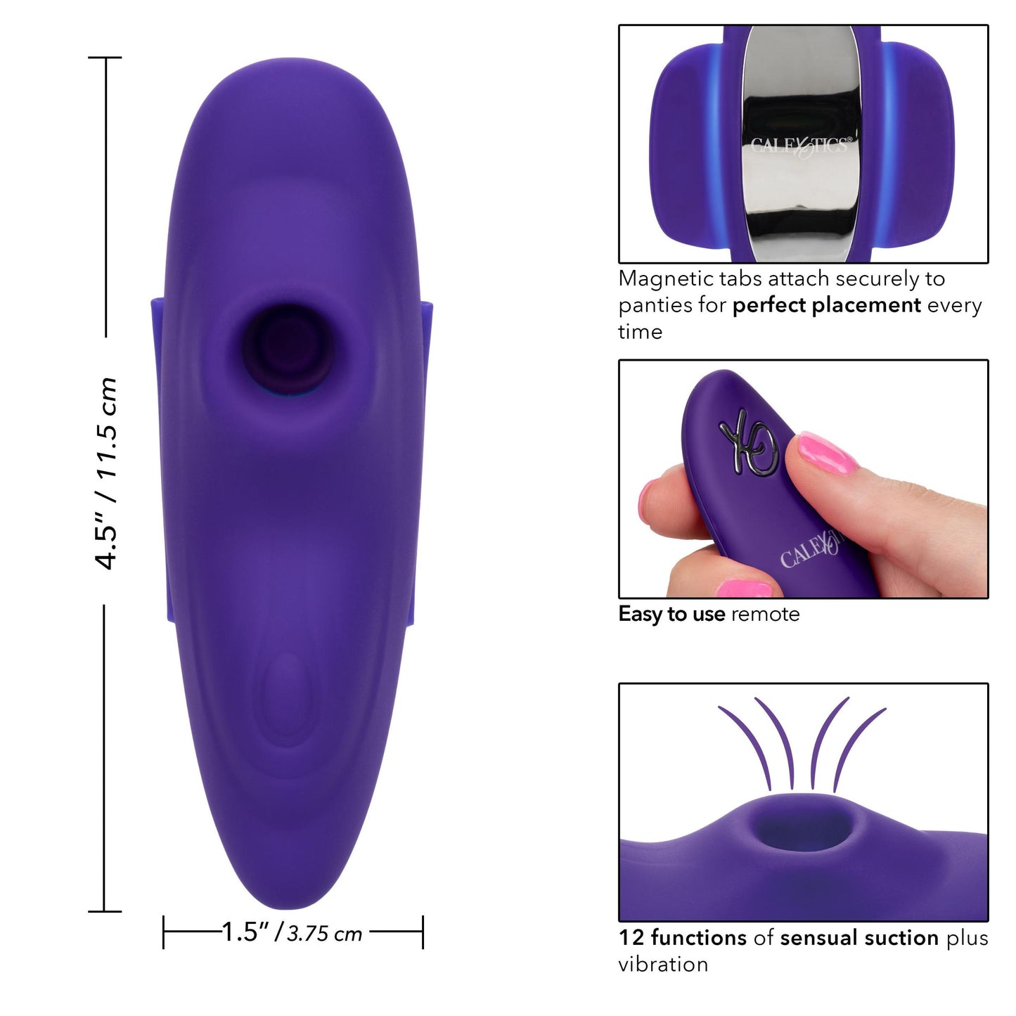 Lock N Play Remote Suction Panty Teaser