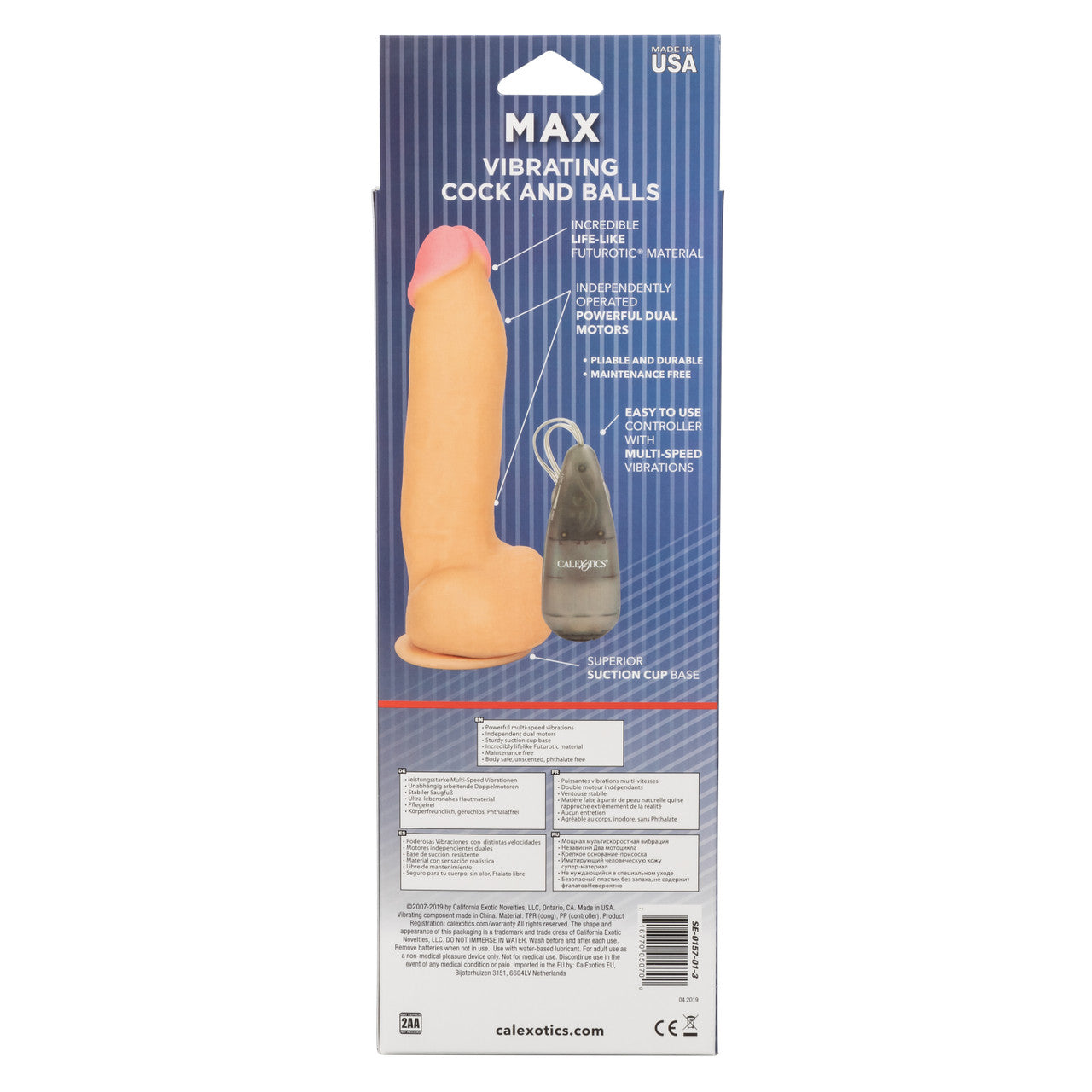 Max Vibrating Cock & Balls